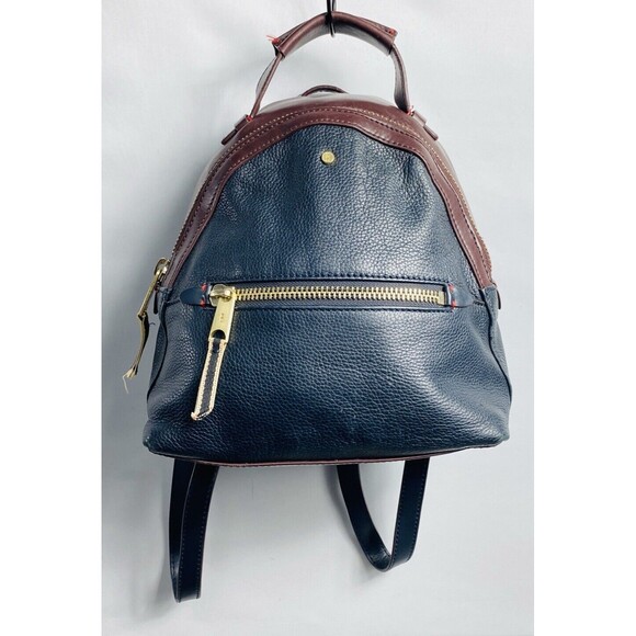 Ellen Degeneres ED Genuine Leather Backpack BLACK/brown main image 4